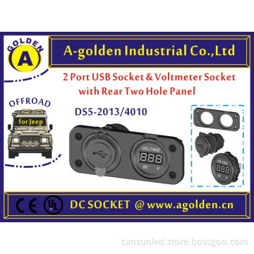 SWITCH good quality promotional double poles rocker switche socket